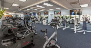 Westchester Workout gym with TVs